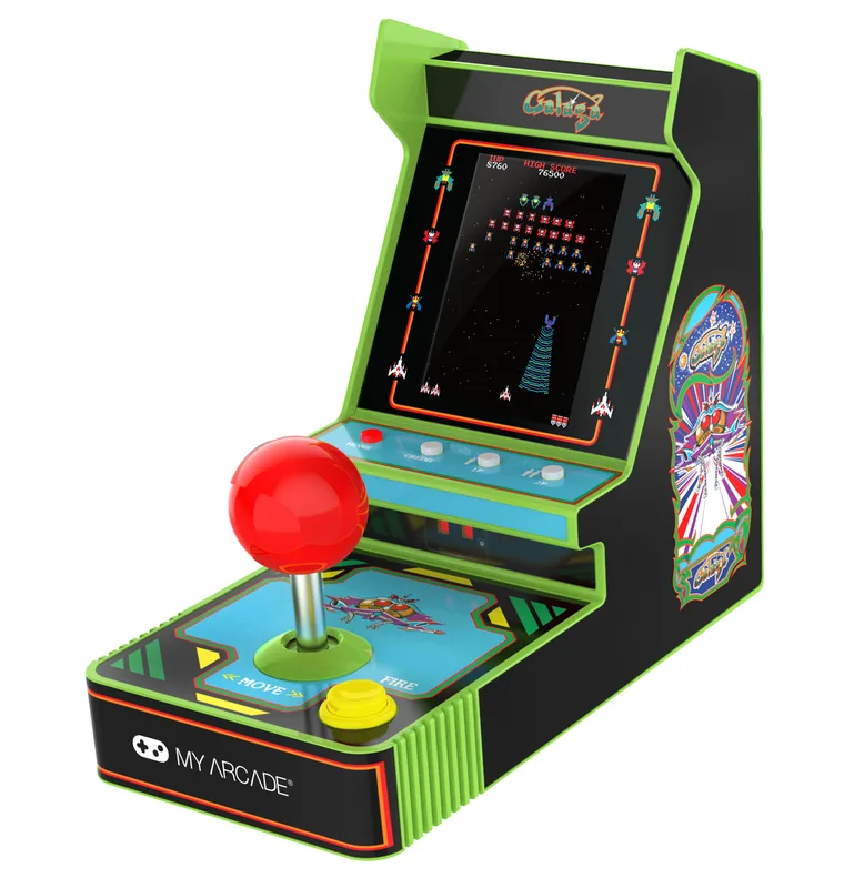 My Arcade Joystick Player 6.8" GALAGA (2 GAMES IN 1)