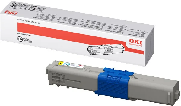 OKI C510/C530/C531, 5000 sidor, Gul