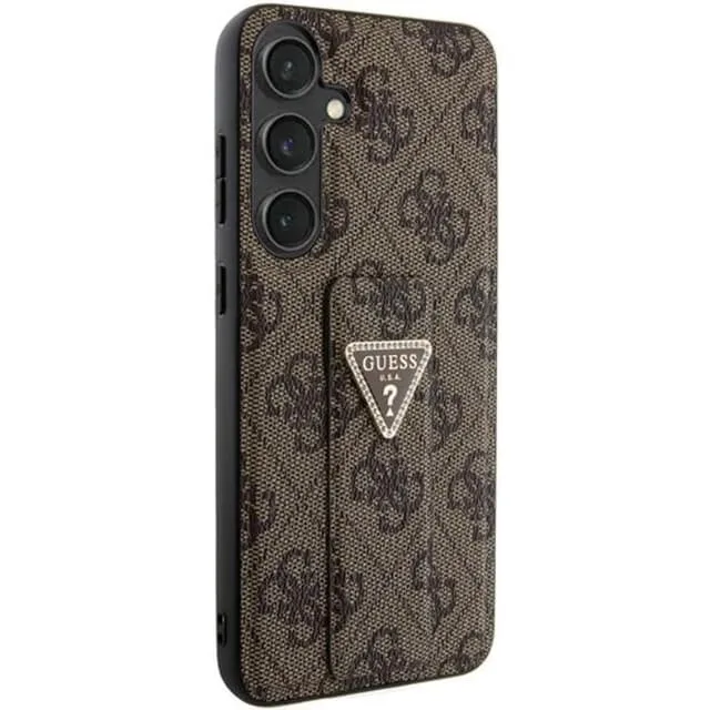 Guess Mobilskal till Galaxy S24 Grip Stand Triangle Strass