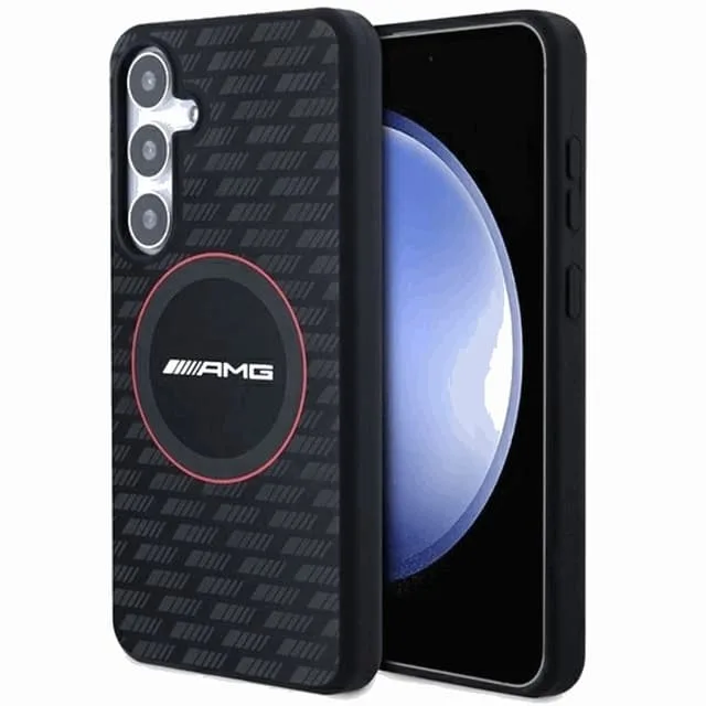 Mercedes AMG Mobilskal till Galaxy S24 MagSafe Silikon Carbon Pattern