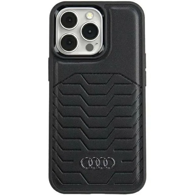 Audi Mobilskal till iPhone 15 Pro Magsafe Syntetiskt Läder