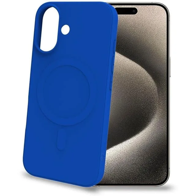 Celly iPhone 16 Mobilskal MagSafe Soft Rubber