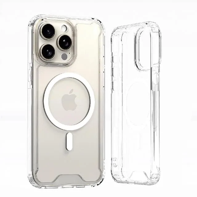 Mobilskal till iPhone 16 Plus Magsafe Clear Corner