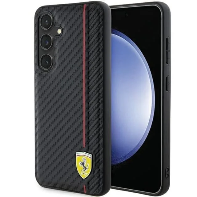 Ferrari Mobilskal till Galaxy S24 Plus Carbon Printed Line