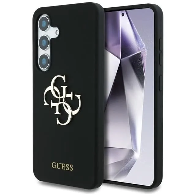 Guess Mobilskal till Galaxy S25 Silikon Big 4G Bottom Script