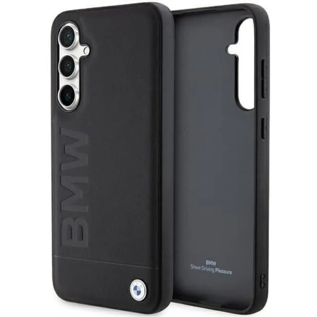 BMW Mobilskal till Galaxy S23 FE Läder Hot Stamp