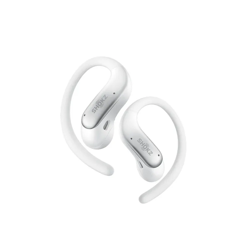 SHOKZ OpenFit Air 2 trådlösa hörlurar, vit