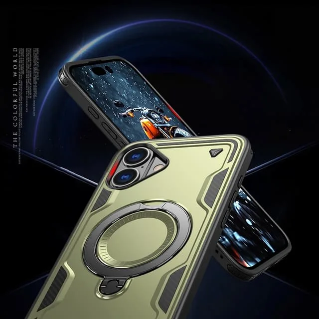 Mobilskal till iPhone 16 MagSafe Hybrid Armor Trendy