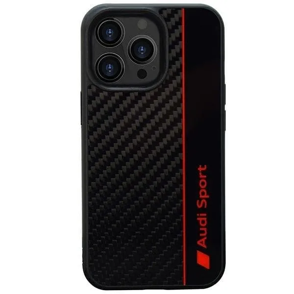Audi Mobilskal till iPhone 13 Pro Max Carbon Fiber Stripe