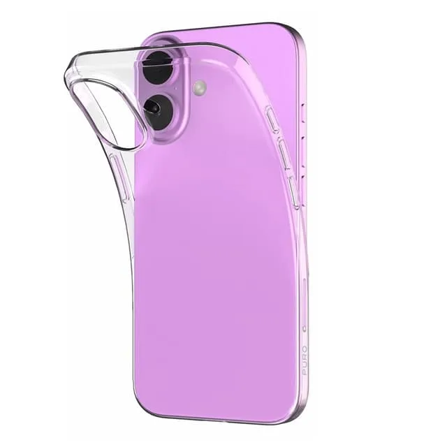 Puro Mobilskal till iPhone 16 Plus Silikon 03 Nude