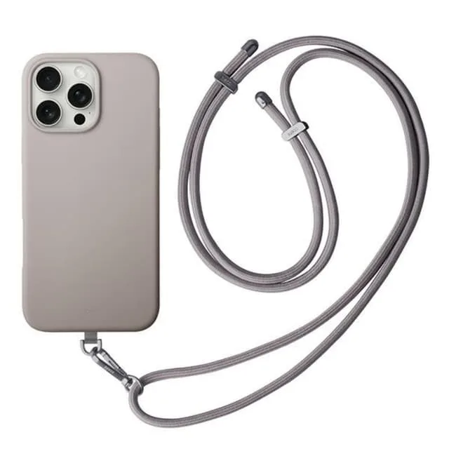UNIQ iPhone 16 Pro Mobilhalsband Skal Magsafe Coehl Creme