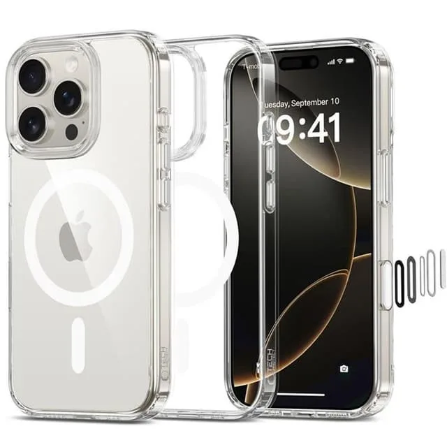 Tech-Protect Mobilskal till iPhone 16 Pro Magsafe Flexair Hybrid CC