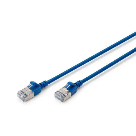 Digitus patchkabel Cat 6A F/FTP Slim, 1,5 m, blå