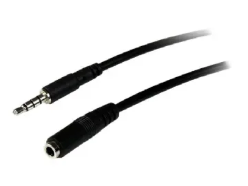StarTech.com 2m 3,5mm 4-polig TRRS headset-förlängningskabel