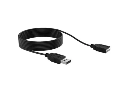 Yealink USB-förlängningskabel, USB till USB, 5 m, svart