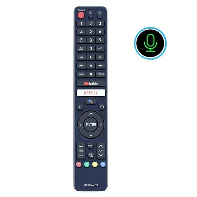MTK TV-fjärrkontroll, ersättning för Sharp GB326WJSA med röstfunktion