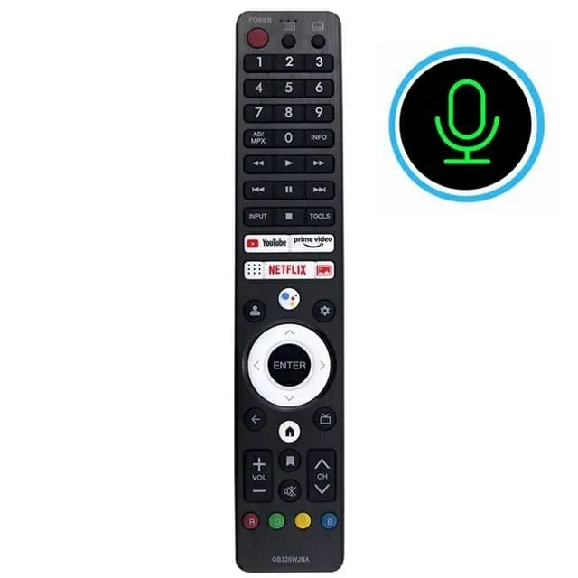 MTK TV-fjärrkontroll, ersättning för Sharp GB326WJNA med röstfunktion