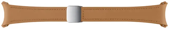 Samsung Galaxy Watch6 Hybrid läderarmband med spänne S/M (brun)
