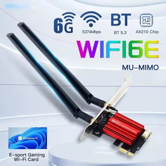 NÖRDIC PCIe AX210 Wi Fi Card