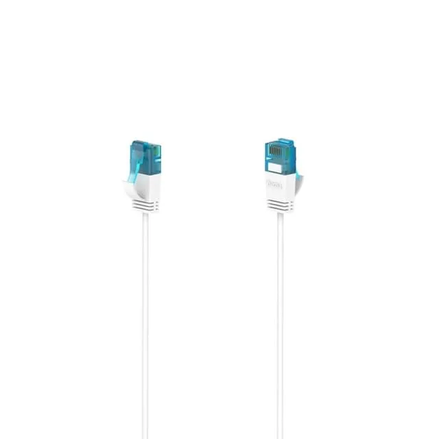 Hama Nätverkskabel CAT6a Slim U/UTP 0,25m Svart