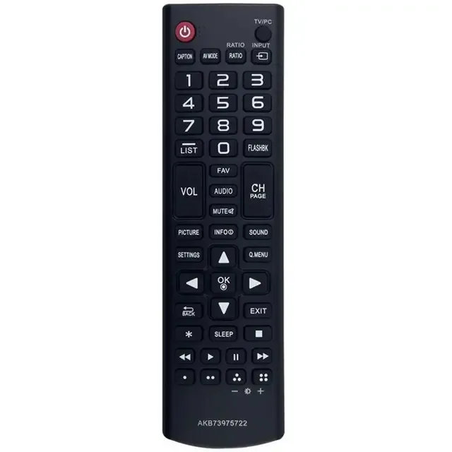 MTK TV-fjärrkontroll, ersättning för LG AKB73975722