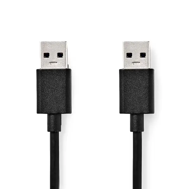 Nedis USB-kabel USB 3.2 Gen 1, USB-A hane till hane, 1 m