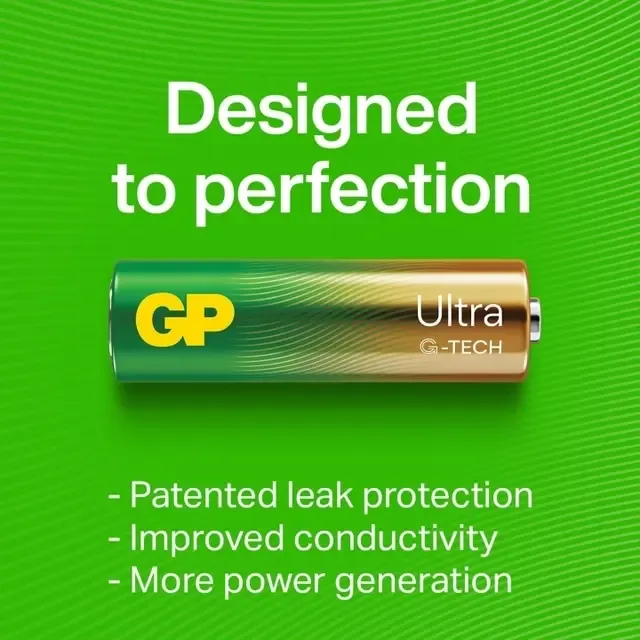 GP Ultra Alkaline 9V Svanenmärkt 1-pack