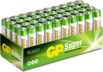 GP Super Alkaline AAA-batteri 40-pack