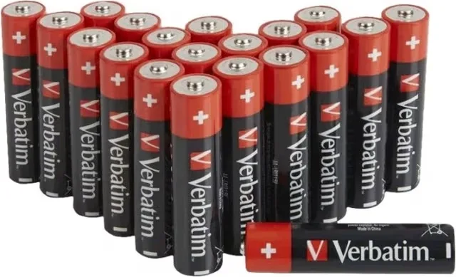 Verbatim alkaliskt batteri AA/LR6 20-pack