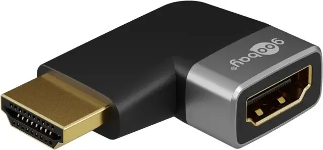 Goobay HDMI™ vinkeladapter 90° horisontal
