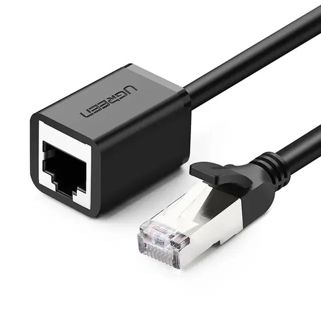Ugreen Internet/Ethernet Patchcord RJ45 F/UTP Cat6 förlängningsnätverkskabel, 1000Mbps, 1m