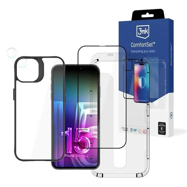 3MK [4 PACK] iPhone 15 Plus Skyddspaket