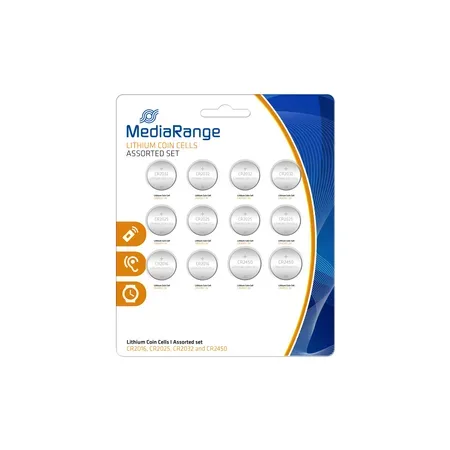 MediaRange MRBAT139 knappcellsbatteri, litium 3 V, 12 st