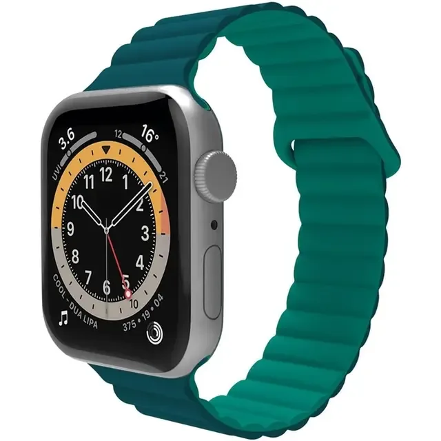 Celly Armband till Apple Watch 42/44/45mm Magnetiskt Blå