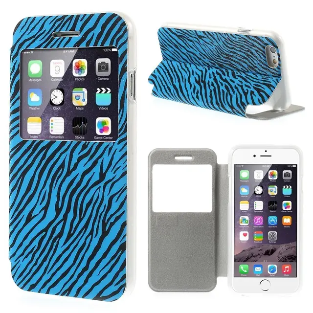 Glittery Mobilfodral med fönster till Apple iPhone 6 / 6S