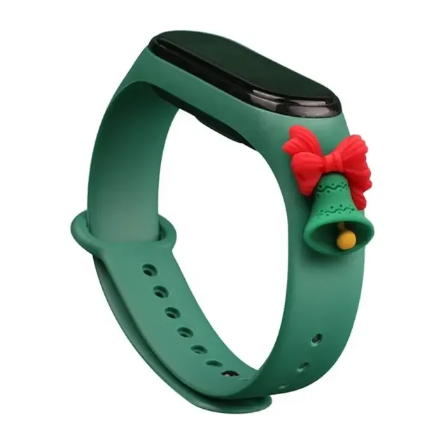 Xiaomi Mi Band 3/4 Silikon Strap Xmas Bell