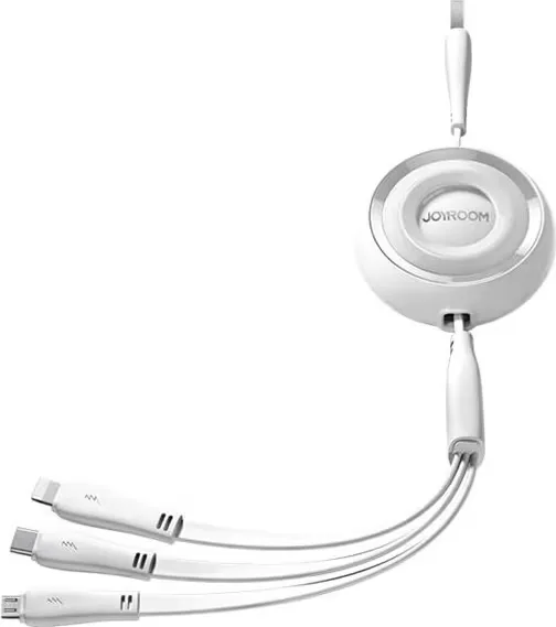 Joyroom 3in1 USB-A till USB-C Lightning microUSB kabel 1m