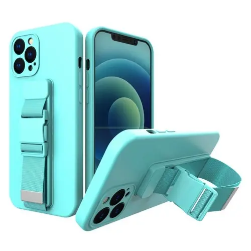 Rope Gel Airbag Skal Med Lanyard iPhone 13 Pro Max