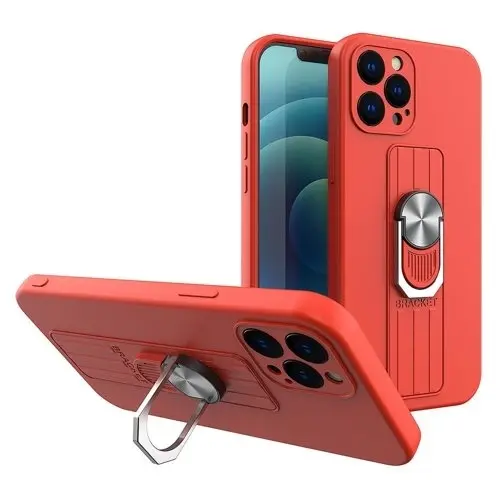Ring Silicone Finger Grip Stand Skal iPhone 13 Pro Max