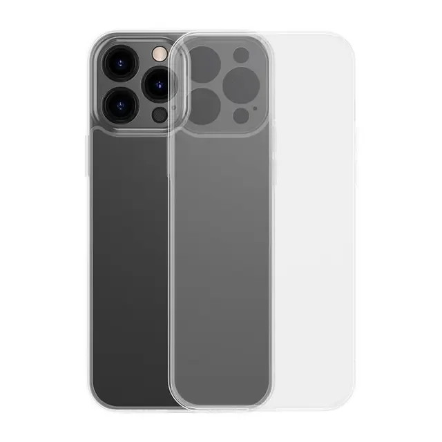 Baseus iPhone 13 Pro Max Skal Frosted Glass med Gelram