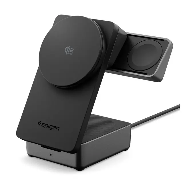Spigen EF323MQ Essential 3-i-1 MagSafe trådlös laddare