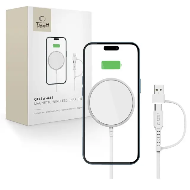 Tech-Protect QI15W-A44 MagSafe trådlös laddare