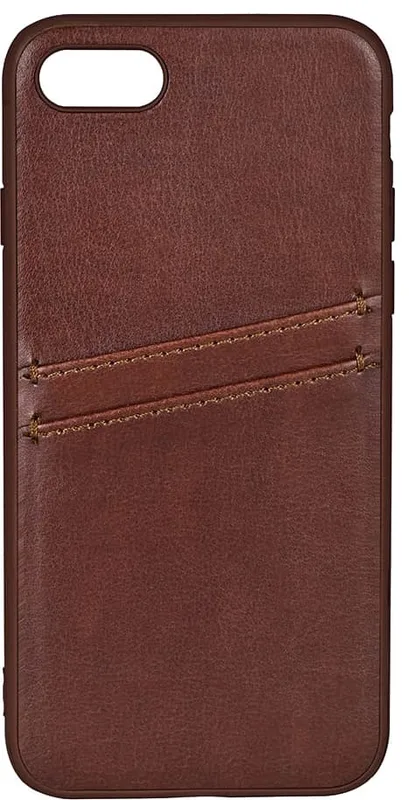 Buffalo Backcover iPhone SE/8/7/6 fodral (brun)