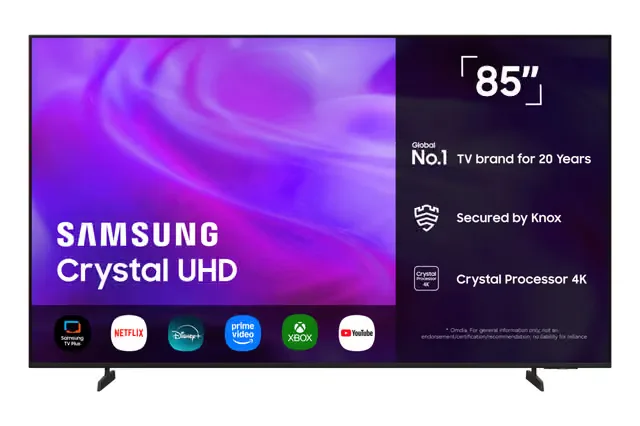 Samsung 85" U7025H Crystal UHD 4K Smart-TV (2026)