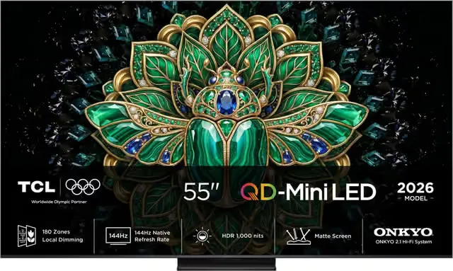 TCL 55" MQLED75L 4K QD-Mini LED TV (2026)