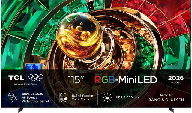 TCL 115" RM9L 4K RGB-Mini LED TV (2026)
