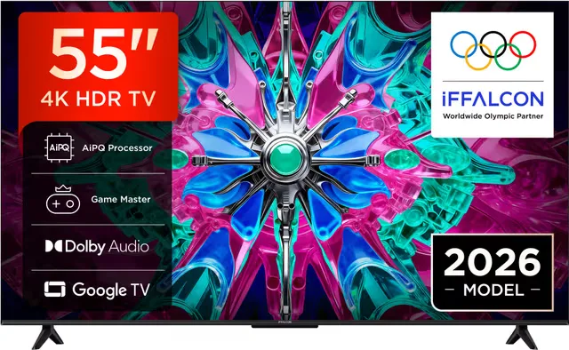 iFFALCON 55" U65A 4K LCD TV (2026)