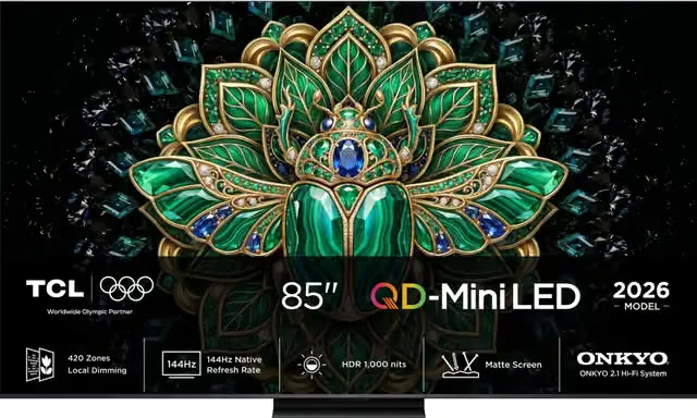 TCL 85" MQLED75L 4K QD-Mini LED TV (2026)