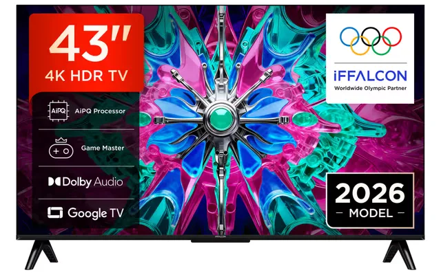 iFFALCON 43" U65A 4K LCD TV (2026)