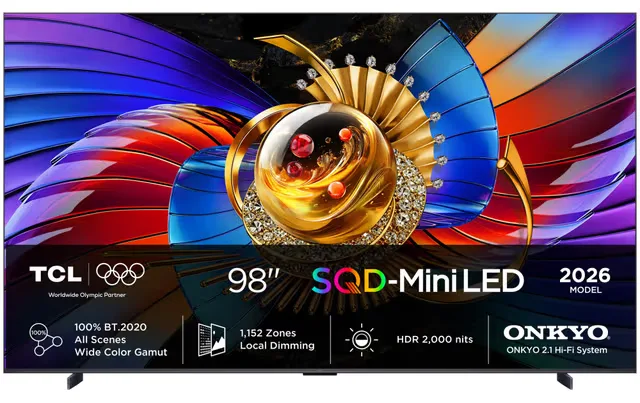 TCL 98" MSQLED80L 4K SQD-Mini LED TV (2026)